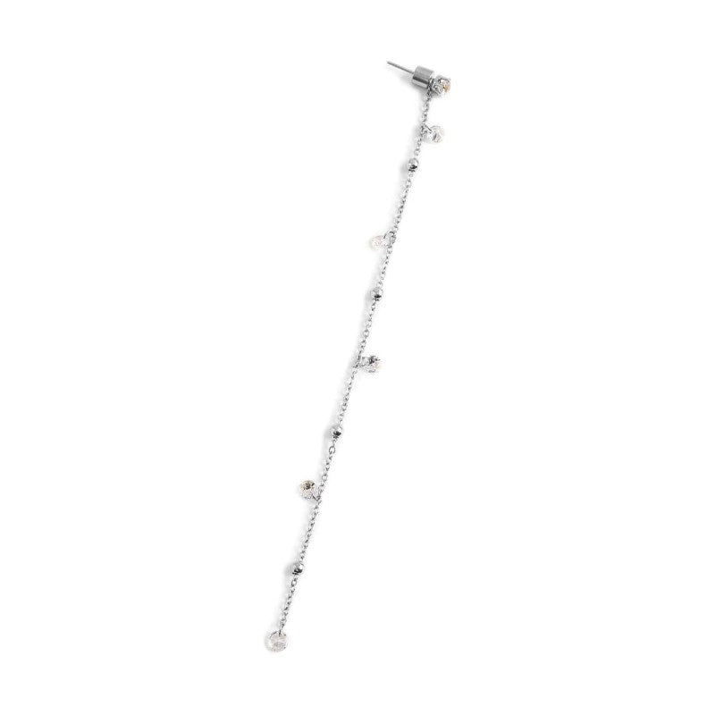 Marlù | Orecchino pendente con zirconi e sfere 12cm